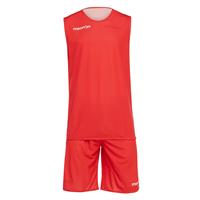 X400 Reversible Set RED/WHT M Vendbart basketsett - Unisex