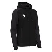 Atlas Hooded Jacket Full Zip W BLK L Teknisk full zip hettegenser til dame