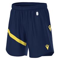 Shen Eco Match Day Shorts NAV/YEL XXL Teknisk shorts i ECO-tekstil - Unisex